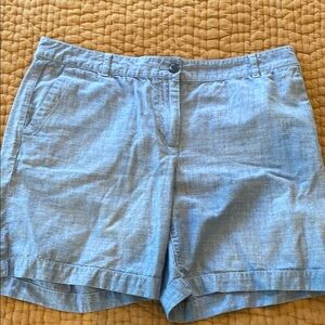 Talbots Blue Bermuda Shorts Relaxed Fit